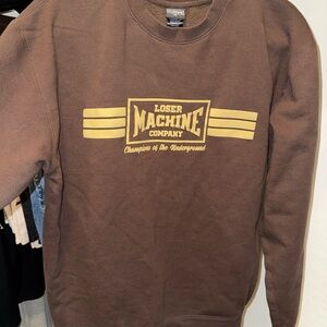 Loser Machine brown crewneck